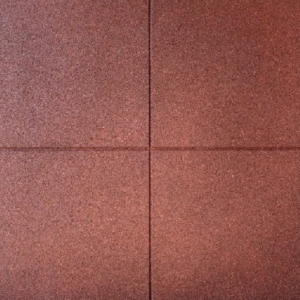 PAVELE CAUCIUC 100X100X2,5 CM ROSII